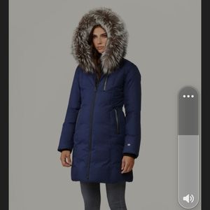 Soya and Kyo winter down jacket with real fur